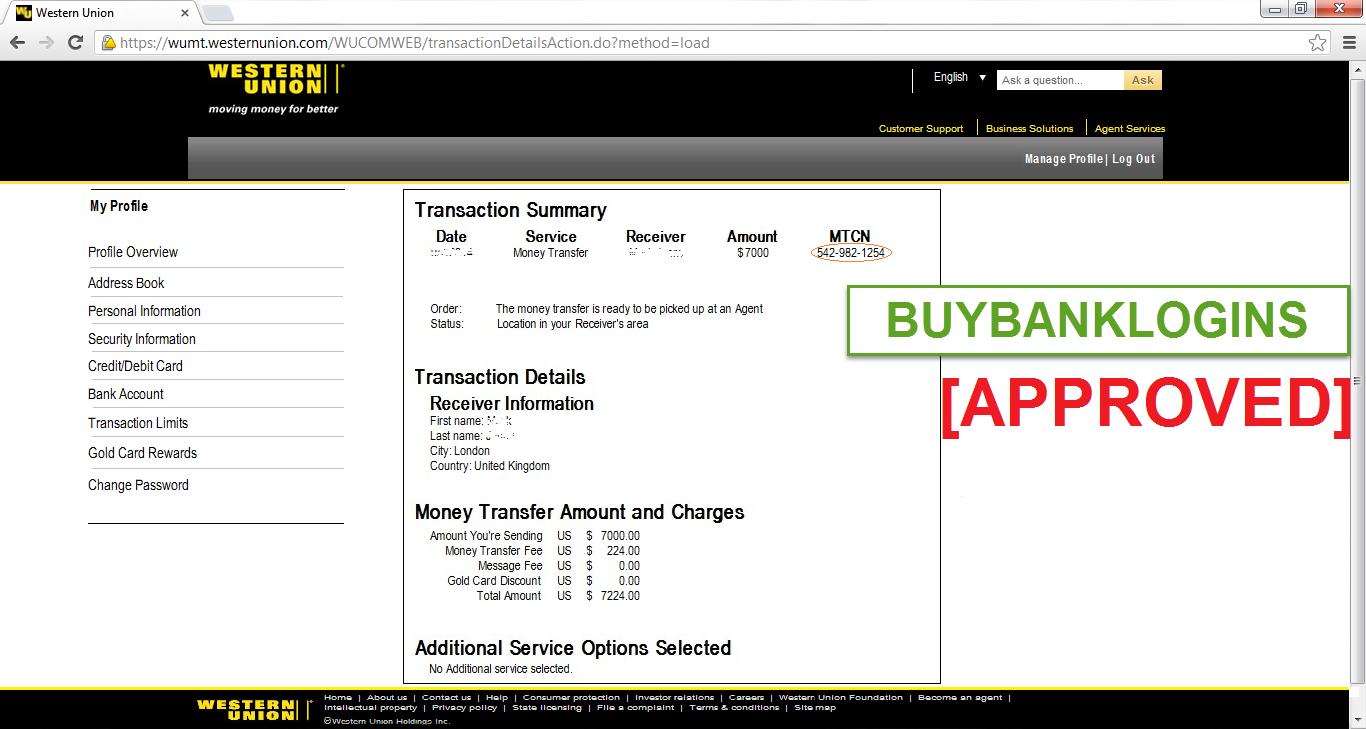 hack western union mtcn number 5